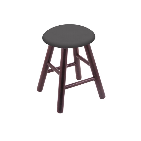 Holland Bar Stool Co Oak Vanity Stool, Dark Cherry Finish, Canter Saddle Seat RC18OSDC004 - main